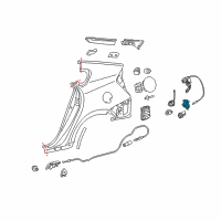 OEM 2015 Toyota Prius Plug-In Lock Diagram - 77037-47010