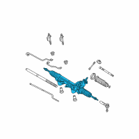 OEM 1998 Ford Ranger Gear Assembly Diagram - F87Z-3504-KCRM