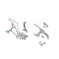 OEM 2004 Infiniti FX45 Spring-Fuel Filler Diagram - 78836-CG010