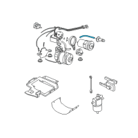 OEM 1997 Oldsmobile Silhouette Hose Diagram - 88952020