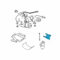 OEM 2002 Oldsmobile Silhouette Rear Sensor Diagram - 88964311