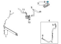 OEM 2022 Hyundai Tucson Cap Assembly-Radiator Diagram - 25330-P4000