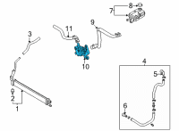 OEM 2021 Hyundai Santa Fe EWP ASSY Diagram - 36910-3D921