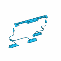 OEM 2010 Lexus LS600h Retainer Sub-Assy, Back Door Garnish Diagram - 76809-50020