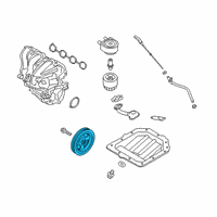 OEM 2021 Hyundai Kona Pulley-Damper Diagram - 23123-2B720