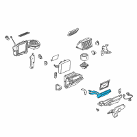 OEM 2006 Saturn Vue Heater Core Diagram - 22729533