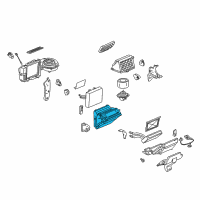 OEM 2006 Saturn Vue Case Asm, A/C Evaporator Diagram - 15806650