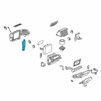 OEM Chevrolet Equinox Seal, A/C Evaporator Case Diagram - 22721054