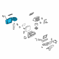 OEM Saturn Vue Blower Asm Diagram - 15870967