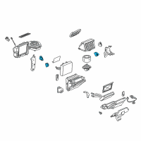 OEM 2002 Saturn Vue Actuator Asm, Defroster Valve Diagram - 15788055