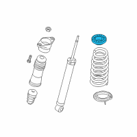 OEM 2009 Kia Amanti Pad-Rear Spring Upper Diagram - 553413F600