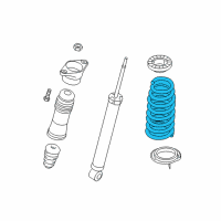 OEM Kia Amanti Spring-Rear Diagram - 553503F800DS