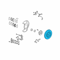 OEM 2010 Acura RDX Disk, Front Brake Diagram - 45251-STK-A20