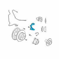 OEM 2010 BMW X5 Calliper Carrier Diagram - 34-21-6-776-801