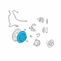 OEM 2010 BMW X5 Brake Disc, Ventilated Diagram - 34-21-6-886-479