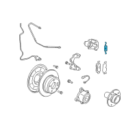 OEM 2004 BMW 525i Clip Diagram - 34-21-6-758-059