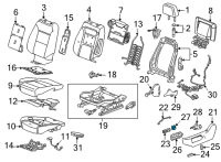 OEM 2022 GMC Yukon Lumbar Switch Diagram - 84794239