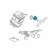 OEM GMC Sierra 1500 Sensor Asm, Mass Airflow (W/Intake Air Temperature Sensor)<Use 12F 6 Diagram - 19351888