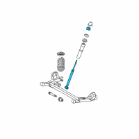 OEM 2013 Toyota Sienna Shock Diagram - 48531-09850