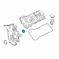 OEM Ford Transit-250 Rear Housing Gasket Diagram - BR3Z-6020-A