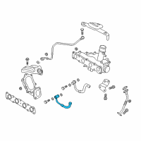 OEM Hyundai Sonata Pipe Assembly-Water Diagram - 28260-2G410