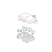 OEM Cadillac Escalade EXT Mini Fuse Diagram - 12092079