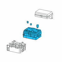 OEM 2019 Chevrolet Silverado 1500 Fuse & Relay Box Diagram - 84958055