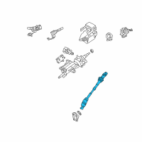 OEM 2009 Lexus LS460 Shaft Assembly, Steering Diagram - 45260-50101