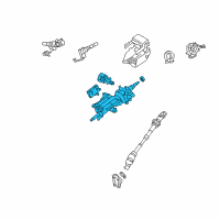 OEM Lexus LS600h Column Assy, Steering Diagram - 45250-50230