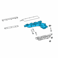 OEM Ram Exhaust Manifold Diagram - 68365738AA