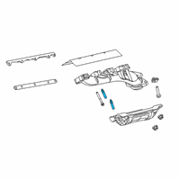 OEM Dodge Stud-Double Ended Diagram - 6512787AA