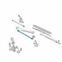 OEM 2003 Honda Insight Rod Unit B Diagram - 76550-S3Y-A01