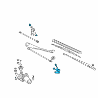 OEM 2003 Honda Insight Pivot Assy. C Diagram - 76560-S3Y-A01