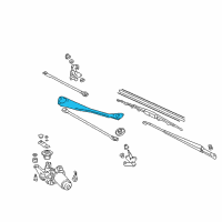 OEM 2000 Honda Insight Frame, Channel Diagram - 76580-S3Y-A01