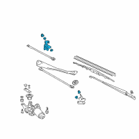 OEM 2003 Honda Insight Pivot Assy. B Diagram - 76570-S3Y-A01