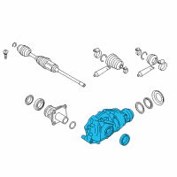 OEM 2020 BMW 840i xDrive Gran Coupe Front Axle Differential Diagram - 31-50-8-635-703