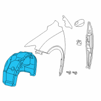 OEM Chrysler Pacifica Shield-Splash Diagram - 68477540AA