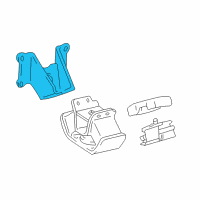 OEM 1998 Toyota 4Runner Front Mount Bracket Diagram - 12315-75050