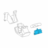 OEM 2018 Toyota Tacoma Front Insulator Diagram - 12361-75092