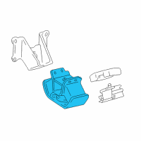 OEM 2017 Toyota Tacoma Rear Insulator Diagram - 12371-0C240