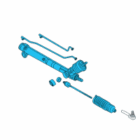 OEM 2009 Chevrolet Corvette Gear Kit, Steering (Remanufacture) Diagram - 19330561