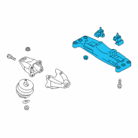 OEM Kia K900 Insulator Assembly-Transmission Mounting Diagram - 218303T001