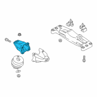 OEM Kia K900 Engine Mounting Support Bracket Diagram - 218153M150