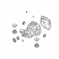 OEM 2022 Lincoln Aviator Front Seal Lock Ring Diagram - L1MZ-3B498-E