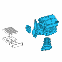 OEM Toyota Venza Case Assembly Diagram - 87130-47290