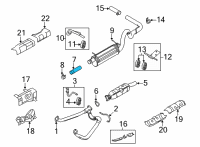 OEM Ford E-350 Super Duty Intermed Pipe Diagram - 9C2Z-5A212-E