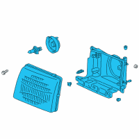 OEM 1997 Toyota Tacoma Headlamp Assembly Diagram - 81150-04090