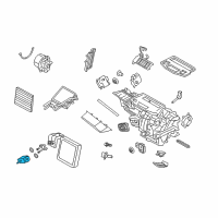 OEM 2017 Ford Fiesta Expansion Valve Diagram - AV1Z-19849-C