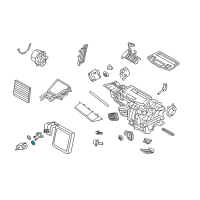 OEM Ford AC Tube O-Ring Diagram - 6E5Z-19E889-D