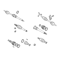 OEM Ford Inner Boot Retainer Diagram - 5N5Z-3B498-A